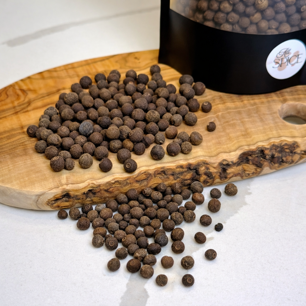 Whole Allspice Berries | Premium Aromatic Pimenta Dioica Spice | Warm Spice for Baking, Mulled Drinks, Pickling, Cooking & Crafts