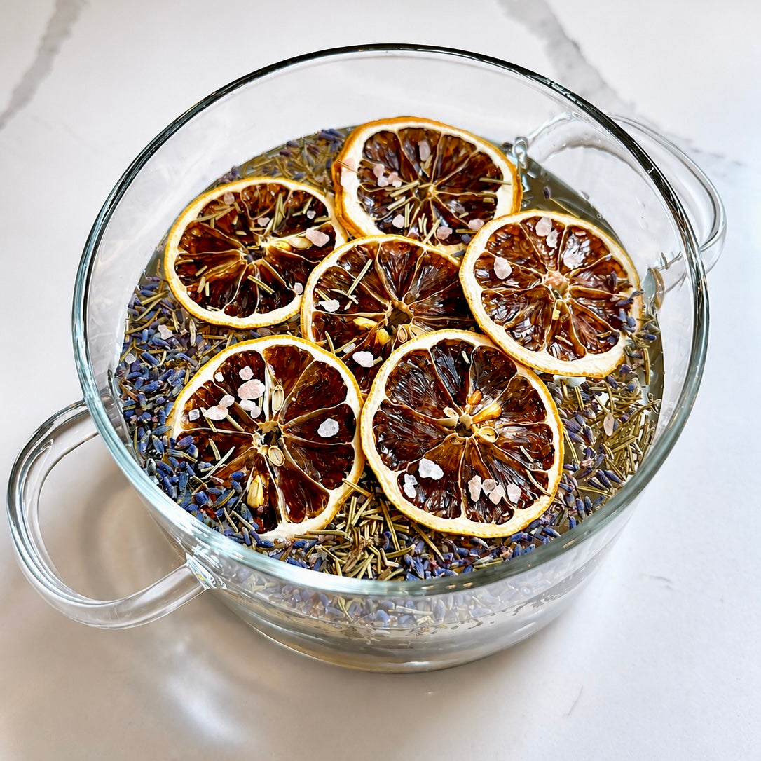 Calming Citrus Simmer Pot | Stovetop Potpourri | Natural Home Fragrance | Lemon Lavender Rosemary Blend