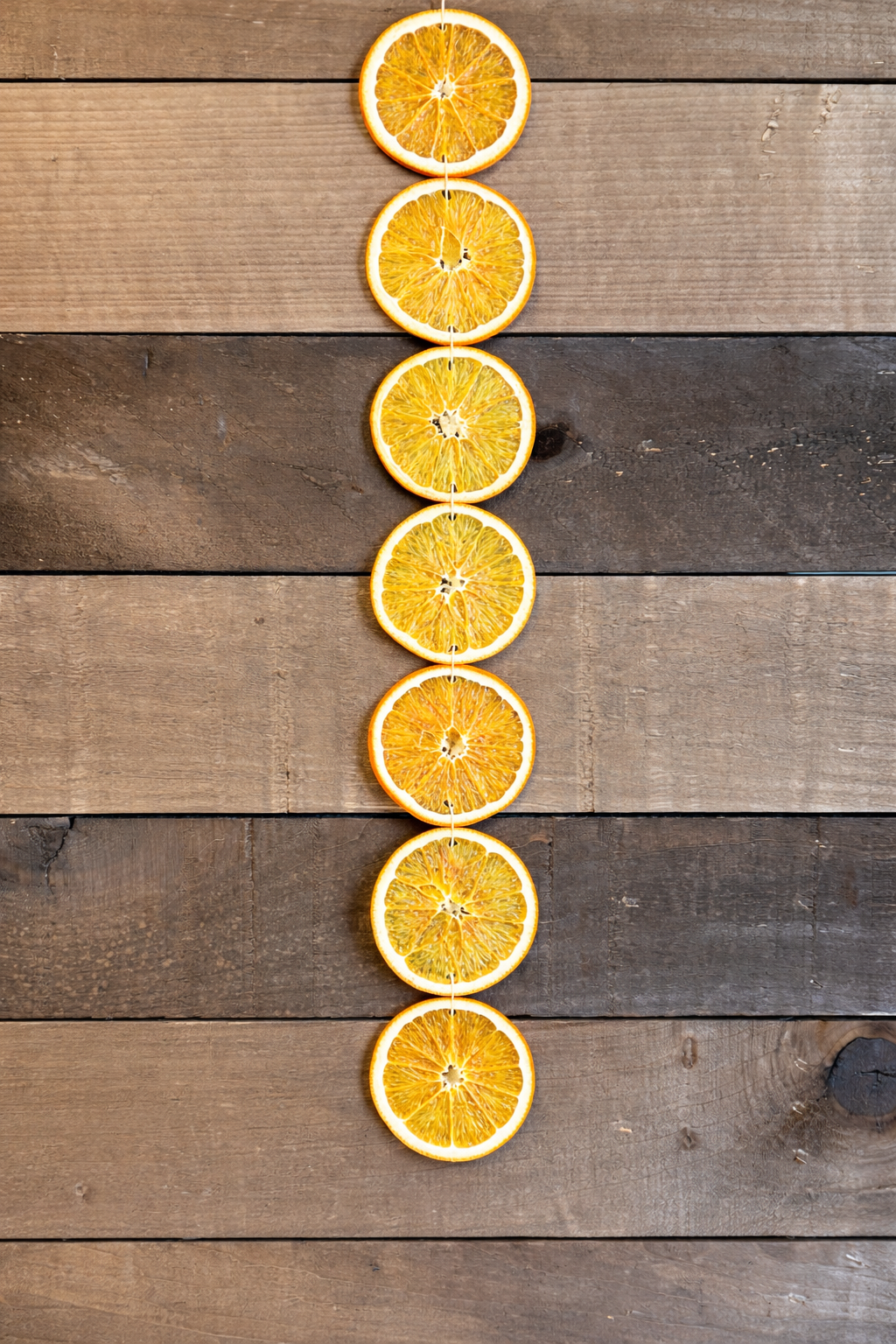 Dried Orange Garland Pre-Made | Premium Orange Slices | Natural Handmade Citrus for Holiday, Weddings, Parties & Rustic Home Decor