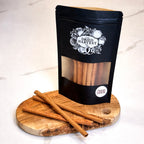 Premium Cinnamon Sticks 8" | Whole Cinnamon Quills | Long Aromatic Sticks for Crafts, Décor, Baking, Mulled Drinks & Simmer Pots