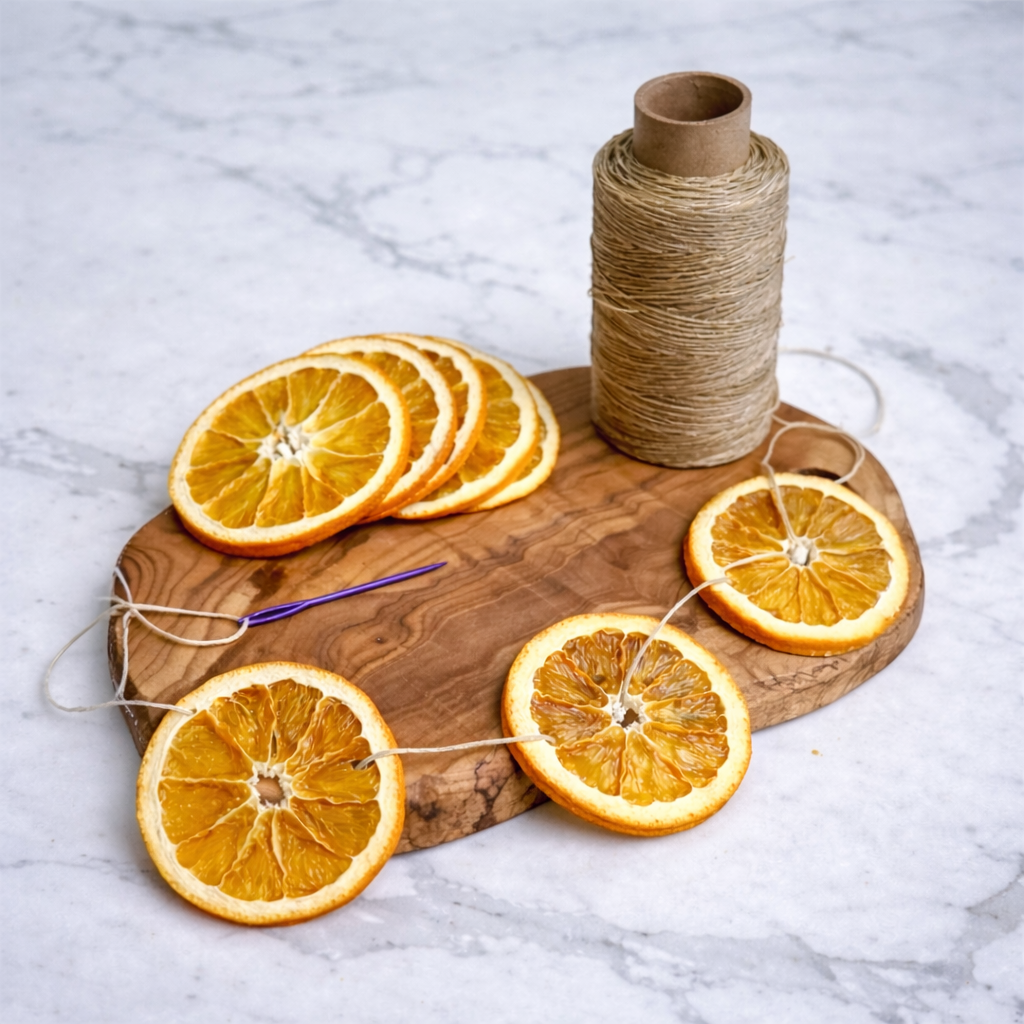 Dried Orange Garland DIY Kit | Premium Navel Orange Slices | Natural Handmade Citrus for Holiday, Weddings, Parties & Rustic Home Decor