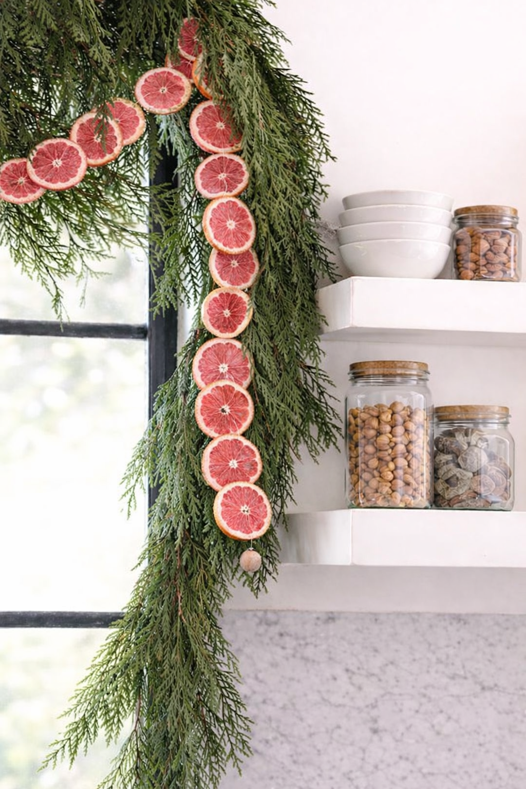 Dried Grapefruit Garland DIY Kit | Premium Dried Grapefruit Slices | Natural Handmade Citrus for Holiday, Weddings, Parties & Rustic Home Decor