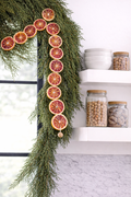Dried Blood Orange Garland Pre-Made | Premium Blood Orange Slices | Natural Handmade Citrus for Holiday, Weddings, Parties & Rustic Home Decor