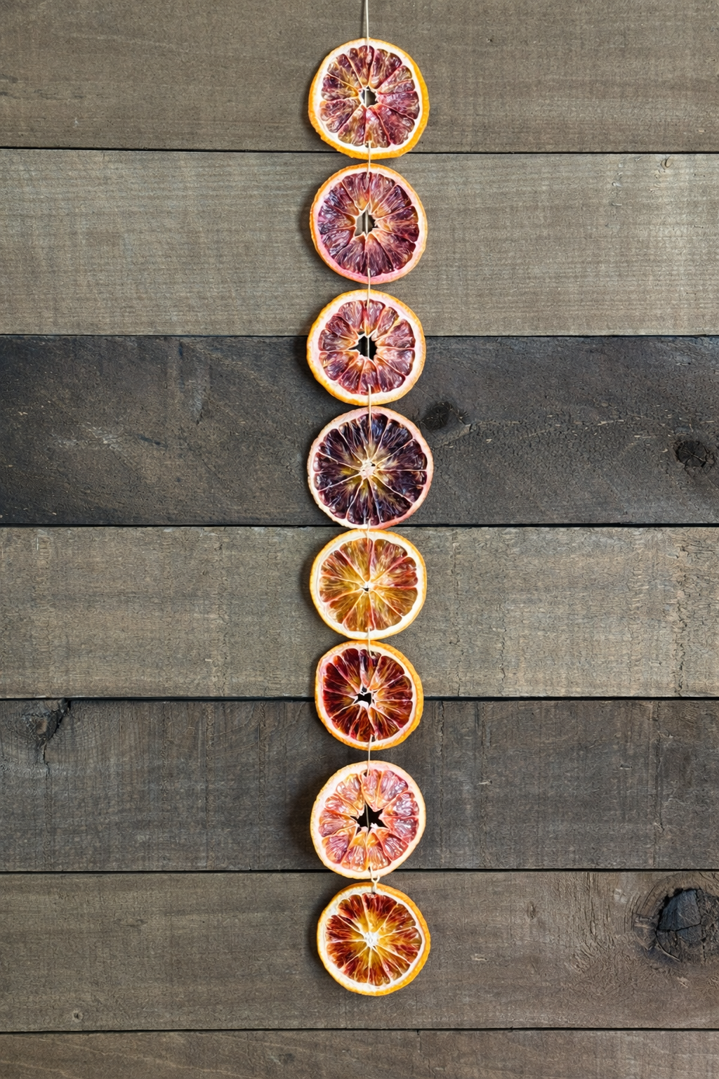 Dried Blood Orange Garland DIY Kit | Premium Blood Orange Slices | Natural Handmade Citrus for Holiday, Weddings, Parties & Rustic Home Decor