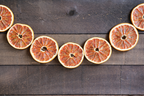 Dried Grapefruit Garland Pre-Made | Premium Dried Grapefruit Slices | Natural Handmade Citrus for Holiday, Weddings, Parties & Rustic Home Decor