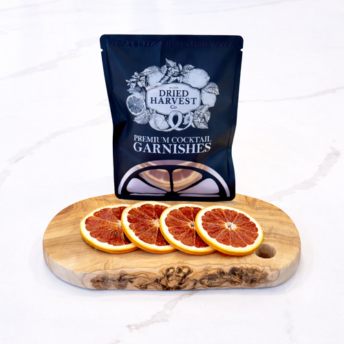 Dehydrated Grapefruit Slices | 4 Slice Sample Pack | Natural Dried Citrus Garnish for Cocktails, Mocktails, Baking, Charcuterie, Decor & Crafts
