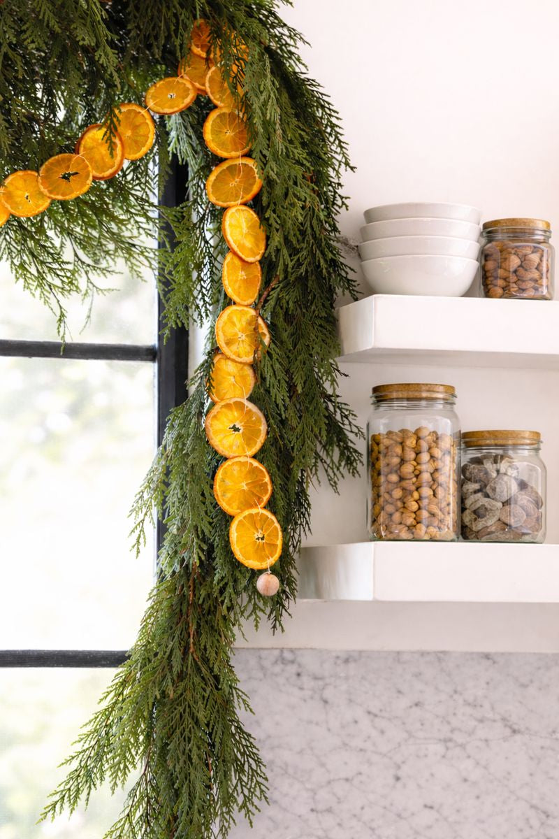 Dried Orange Garland DIY Kit | Premium Navel Orange Slices | Natural Handmade Citrus for Holiday, Weddings, Parties & Rustic Home Decor