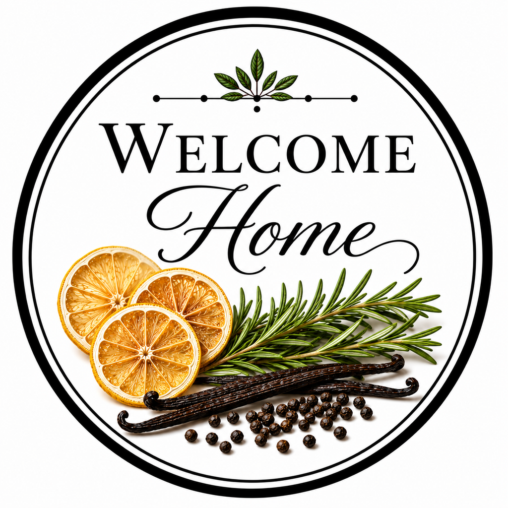 Welcome Home Simmer Pot | Stovetop Potpourri | Natural Home Fragrance | Lemon Rosemary Vanilla Botanical Blend