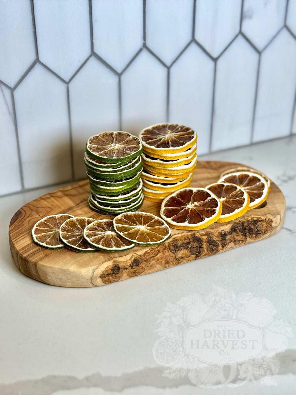 Premium Dehydrated Variety Pack - All-Natural Lemon Lime | Garnish for Cocktails, Baked Goods & Crafts