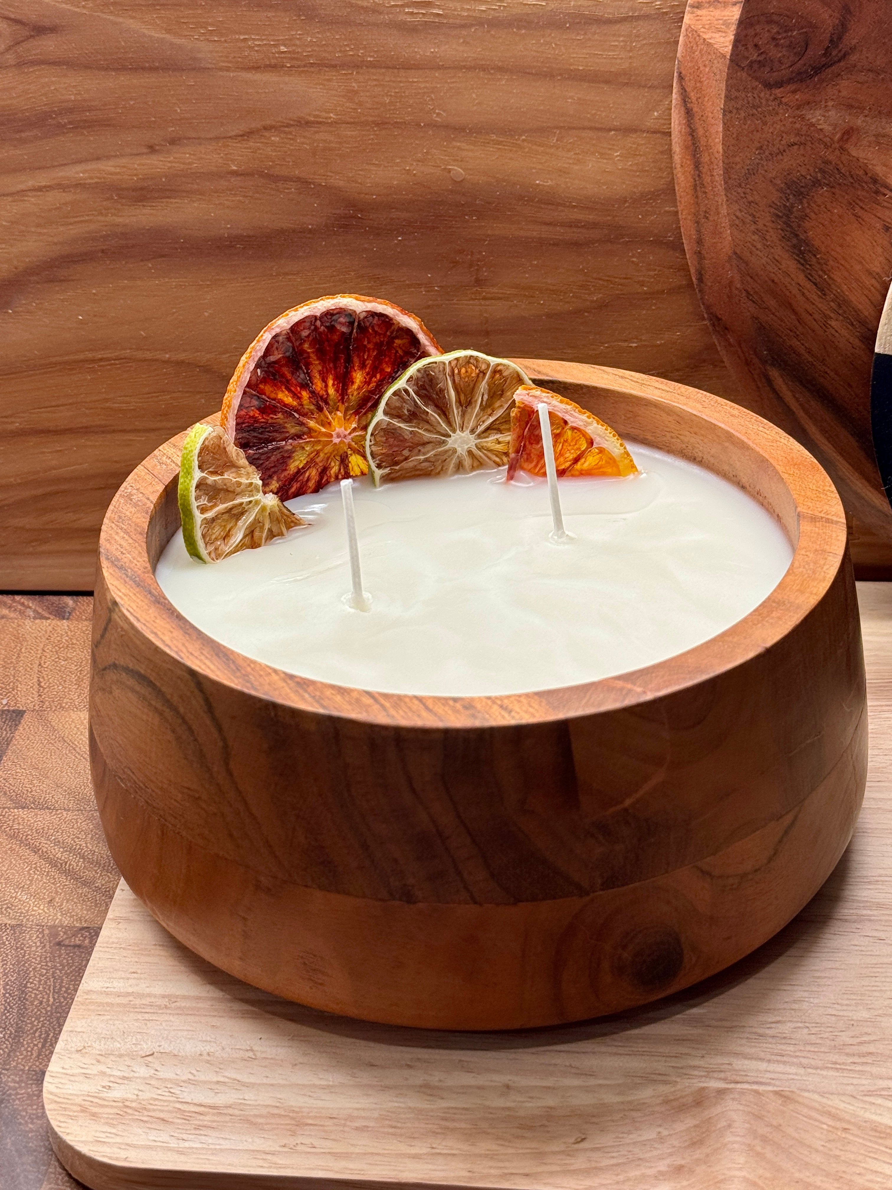 Premium Dehydrated All-Natural Blood Orange Slices | Garnish for Cocktails, Baked Goods & Crafts