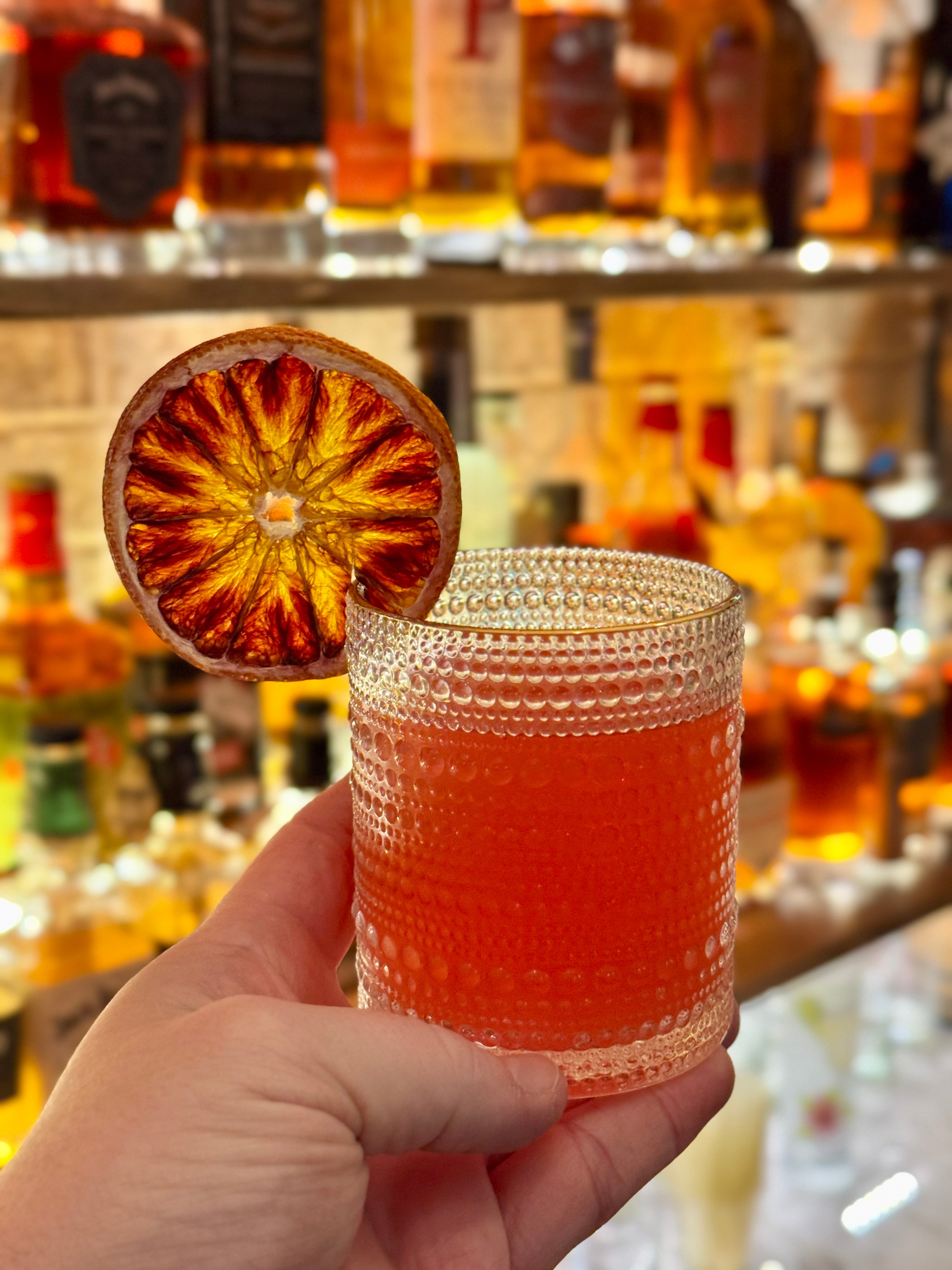 Premium Dehydrated All-Natural Blood Orange Slices | Garnish for Cocktails, Baked Goods & Crafts