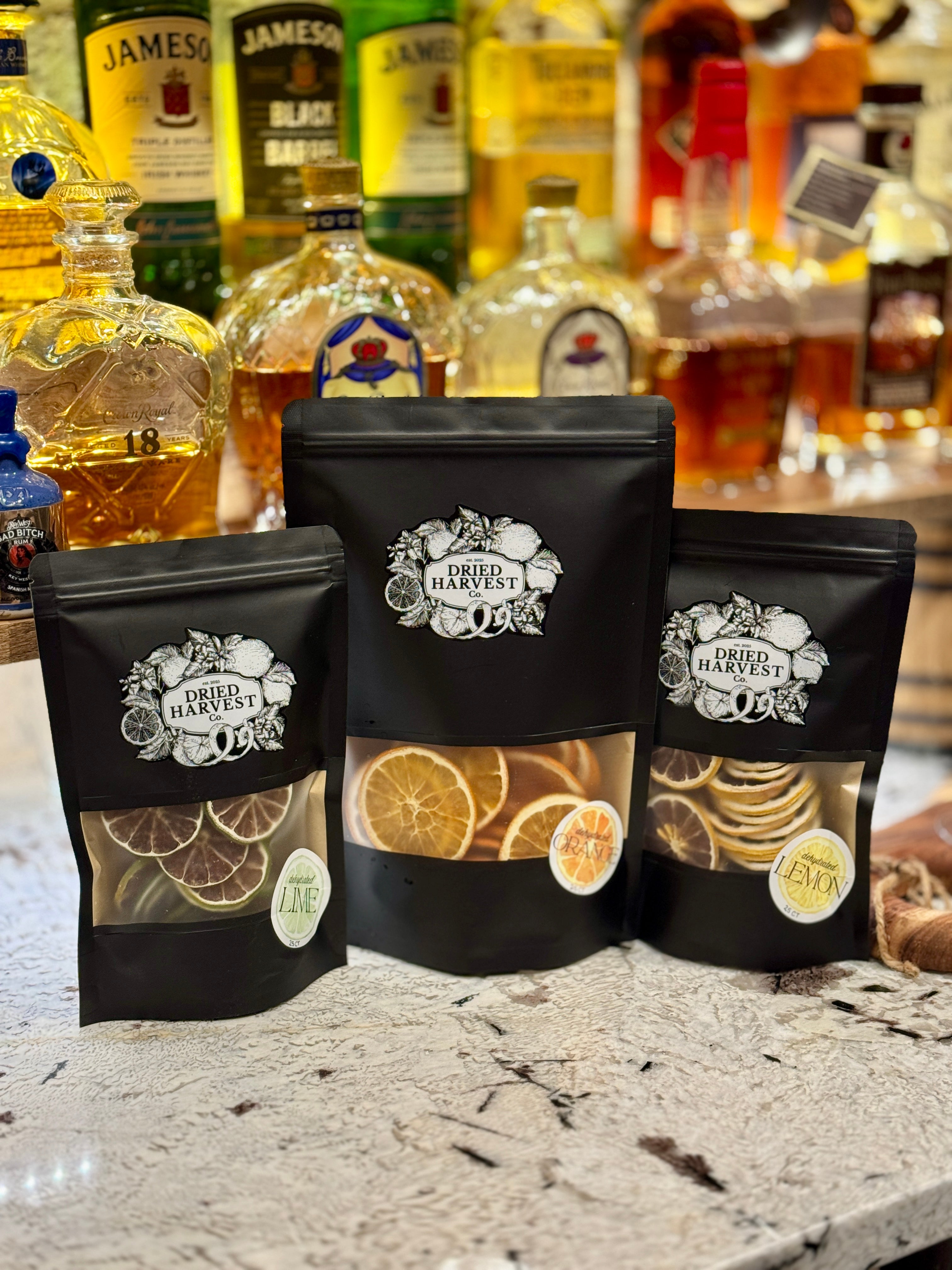 Premium Dehydrated All-Natural Navel Orange Slices | Garnish for Cocktails, Baked Goods & Crafts