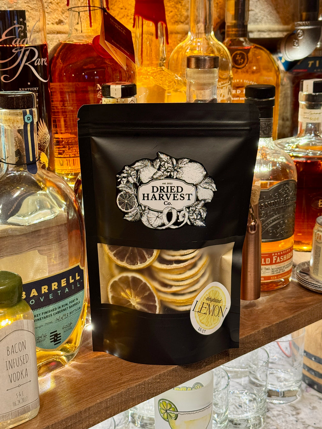 Premium Dehydrated All-Natural Lemon Slices | Garnish for Cocktails, Baked Goods & Crafts