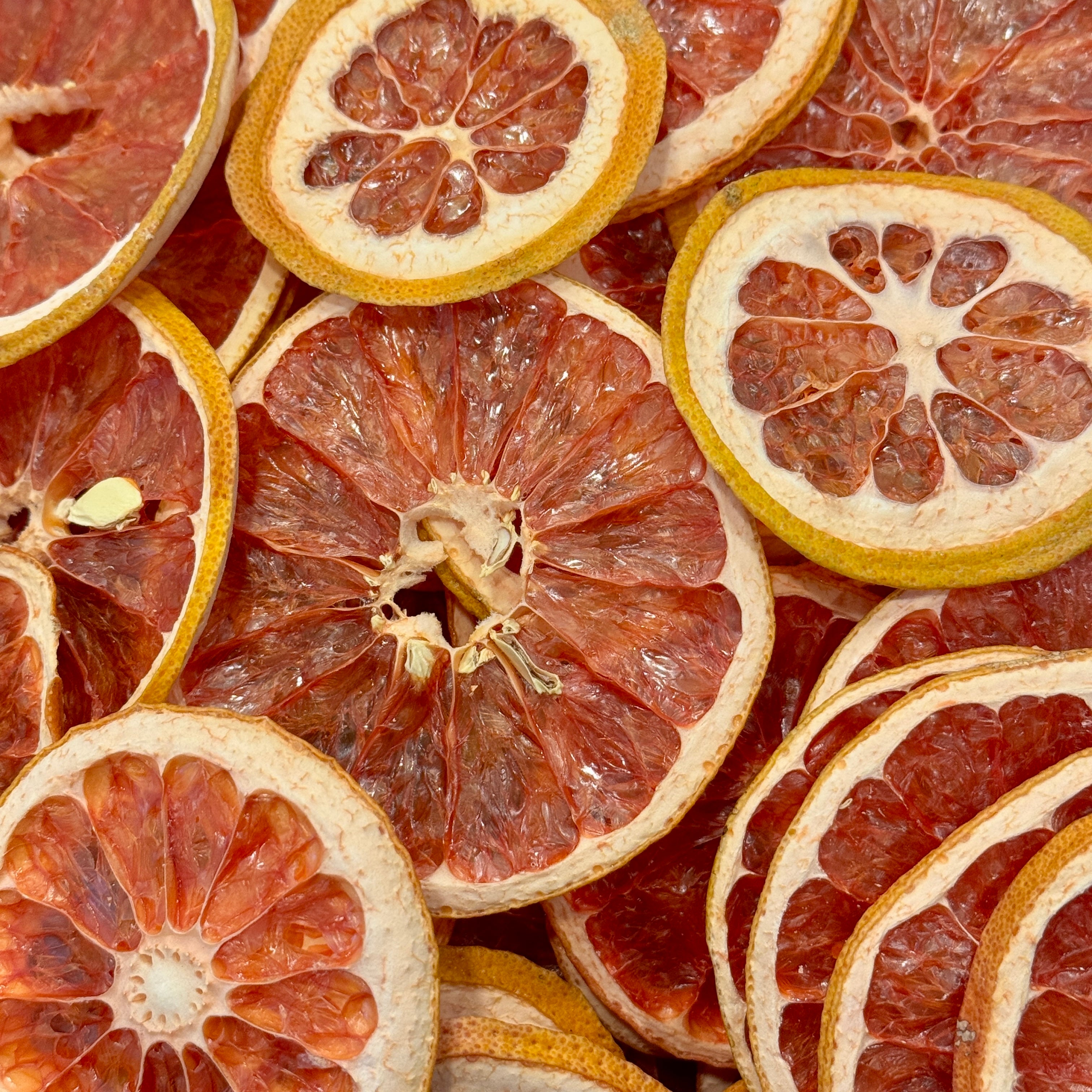 Rustic Dehydrated All-Natural Grapefruit Slices | Garnish for Cocktails, Baked Goods & Crafts