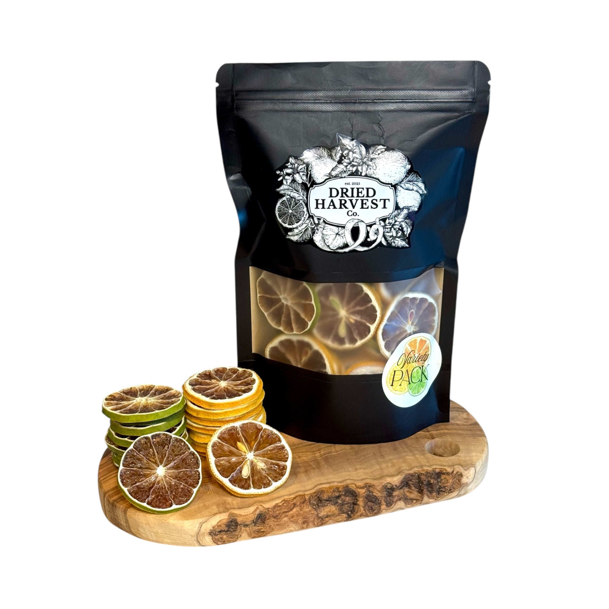 Premium Dehydrated Variety Pack - All-Natural Lemon Lime | Garnish for Cocktails, Baked Goods & Crafts