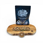 Dehydrated Lime Slices | 6 Slice Sample Pack | Natural Dried Lime Garnish for Cocktails, Mocktails, Baking, Citrus Decor, Charcuterie & Crafts