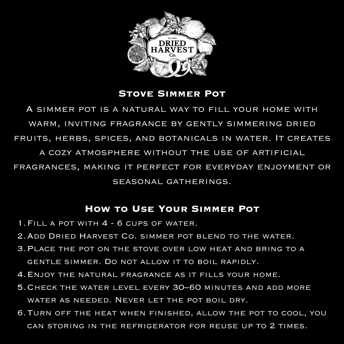 Apple Pie Simmer Pot | Stovetop Potpourri | Natural Home Fragrance | Cozy Fall Botanical Blend